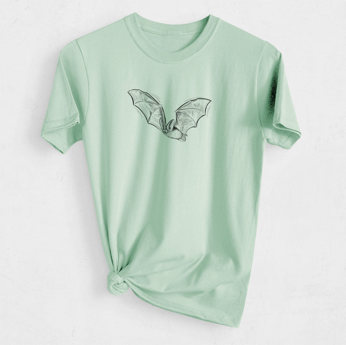 Spotted Bat - Euderma maculatum - Heavyweight Men&#39;s 100% Organic Cotton Tee