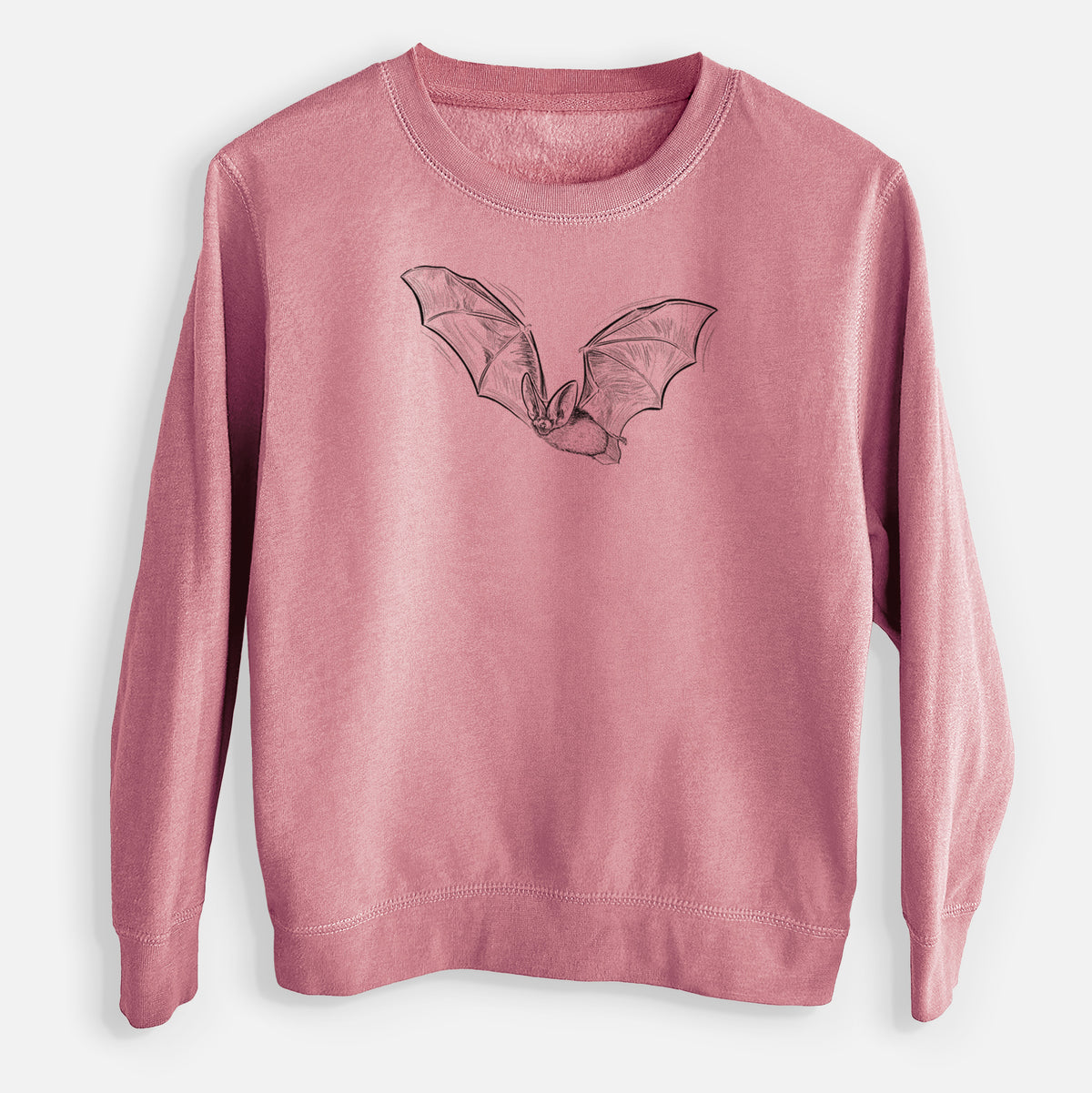 Spotted Bat - Euderma maculatum - Youth Lightweight Crewneck Sweatshirt