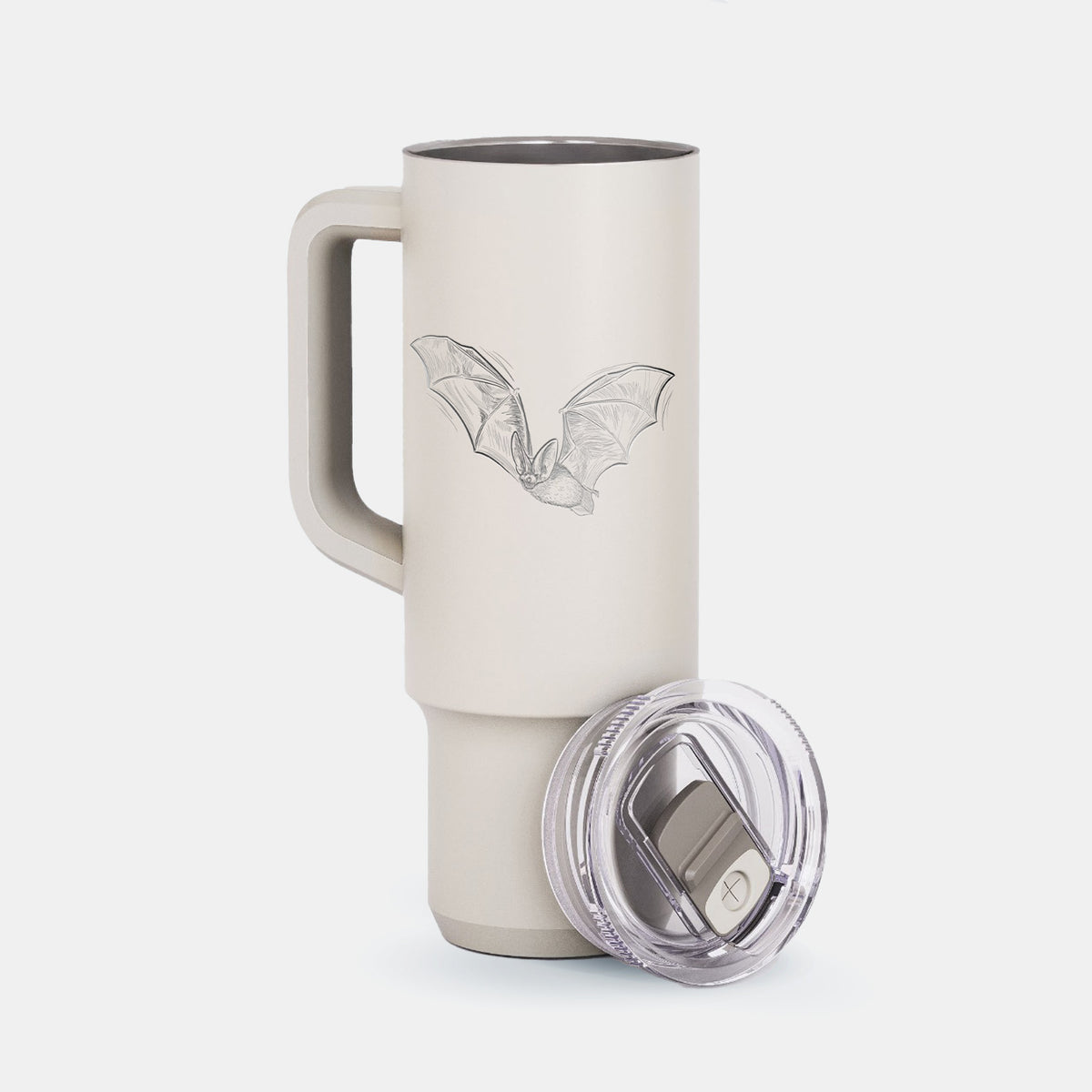 Spotted Bat - Euderma maculatum - 40oz Skinny Recharge Tumbler