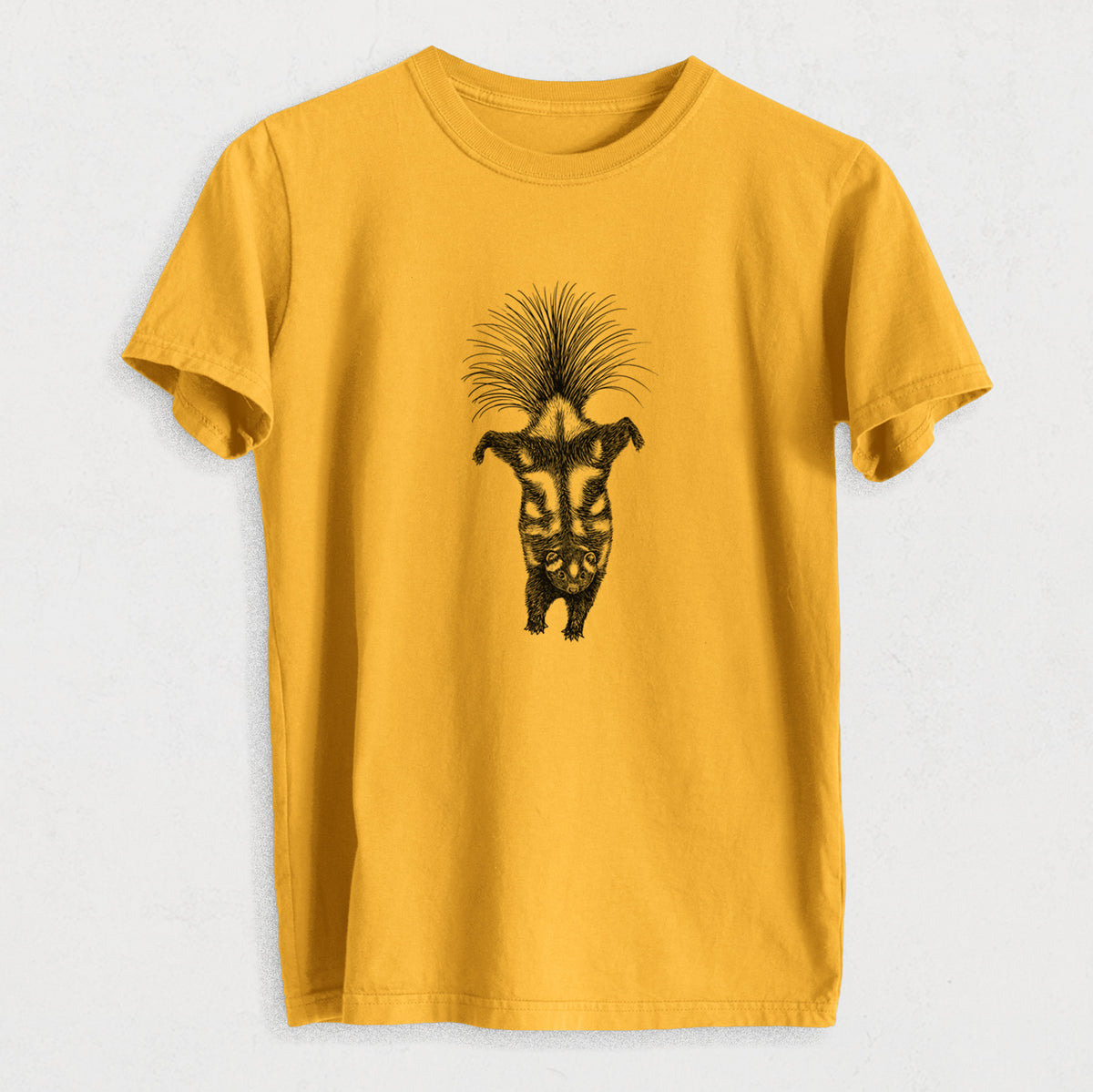 Eastern Spotted Skunk - Spilogale putorius - Heavyweight Men&#39;s 100% Organic Cotton Tee