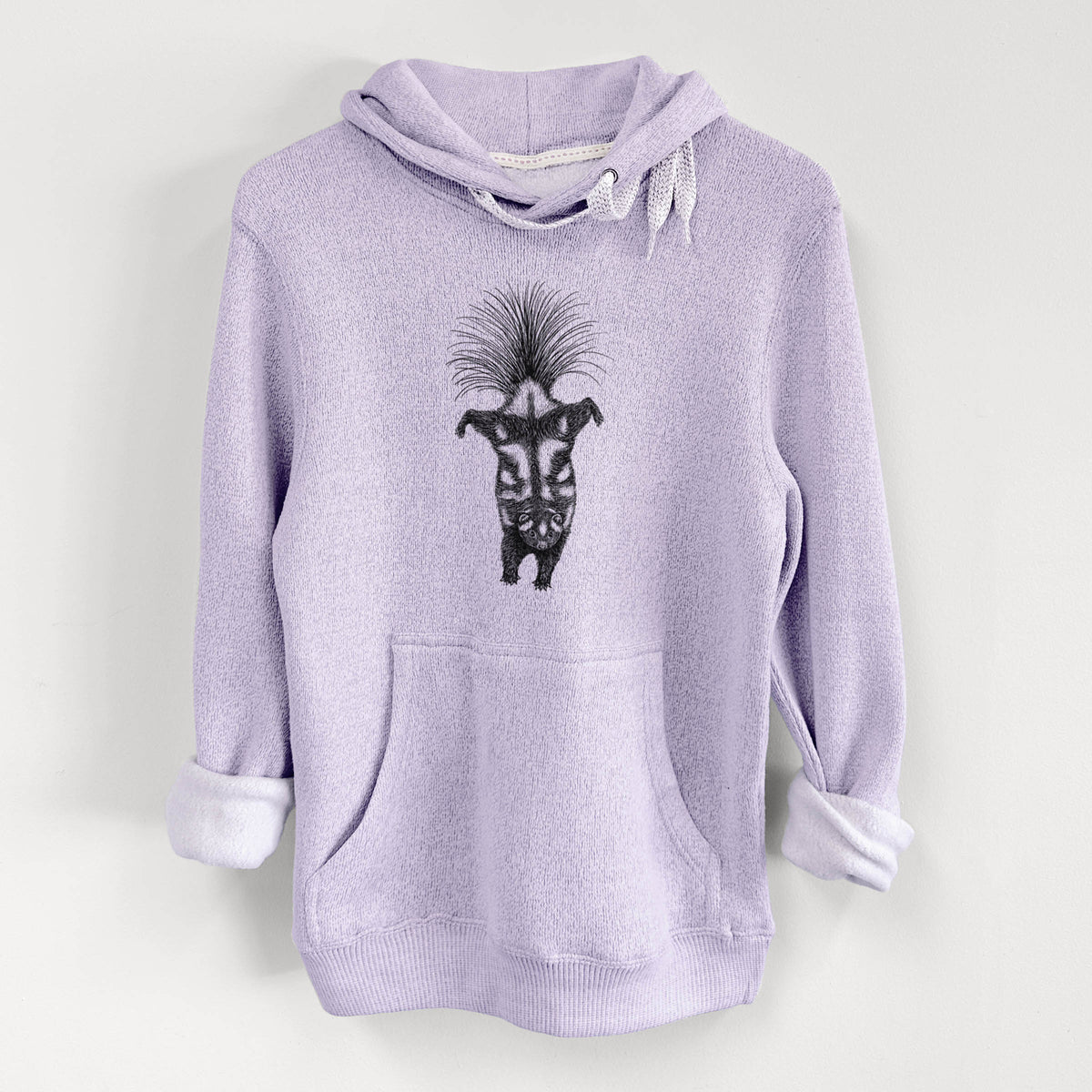 Eastern Spotted Skunk - Spilogale putorius - Knit Hoodie