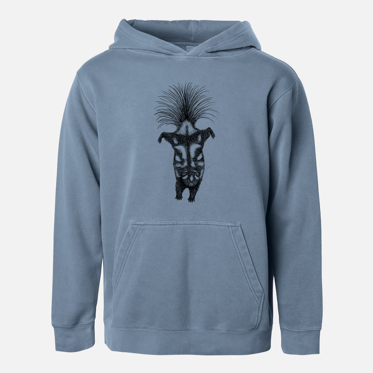 Eastern Spotted Skunk - Spilogale putorius - Youth Pigment Dyed Hoodie