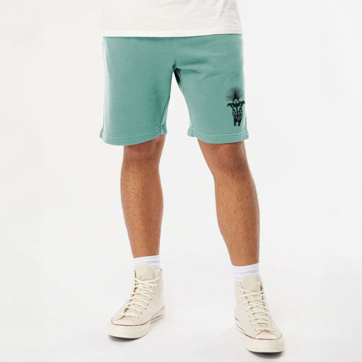 Eastern Spotted Skunk - Spilogale putorius - Unisex Pigment Dyed Shorts