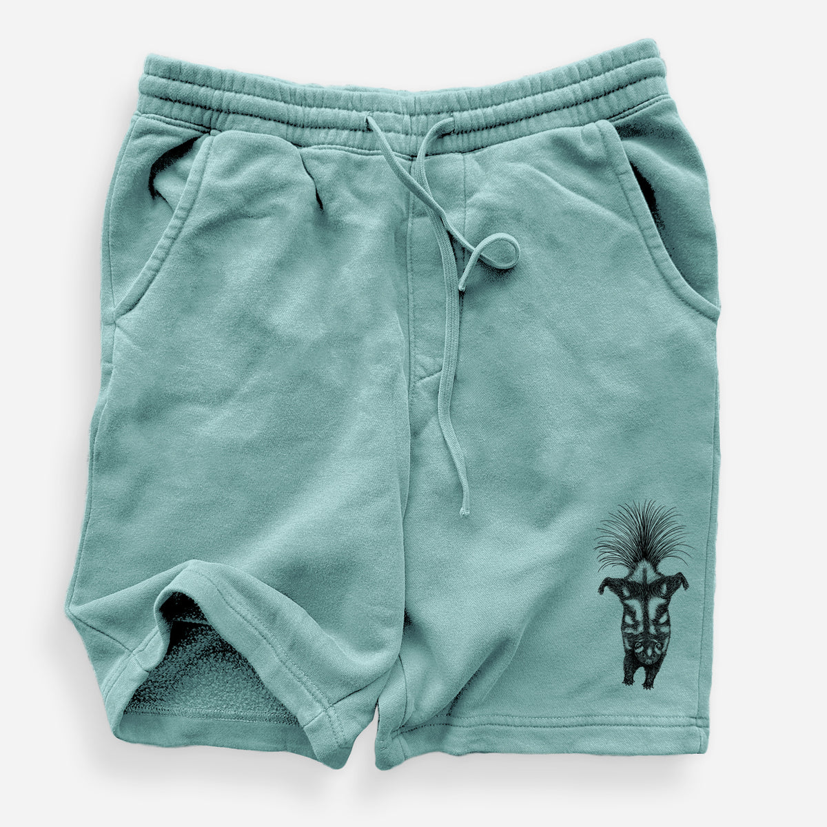 Eastern Spotted Skunk - Spilogale putorius - Unisex Pigment Dyed Shorts