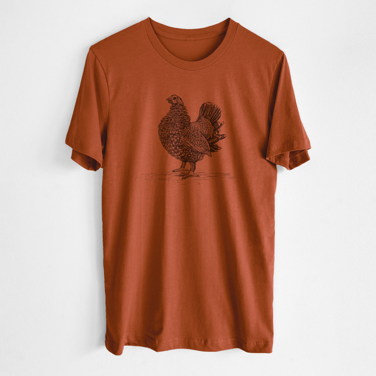 Male Spruce Grouse - Canachites canadensis - Lightweight 100% Cotton Unisex Crewneck