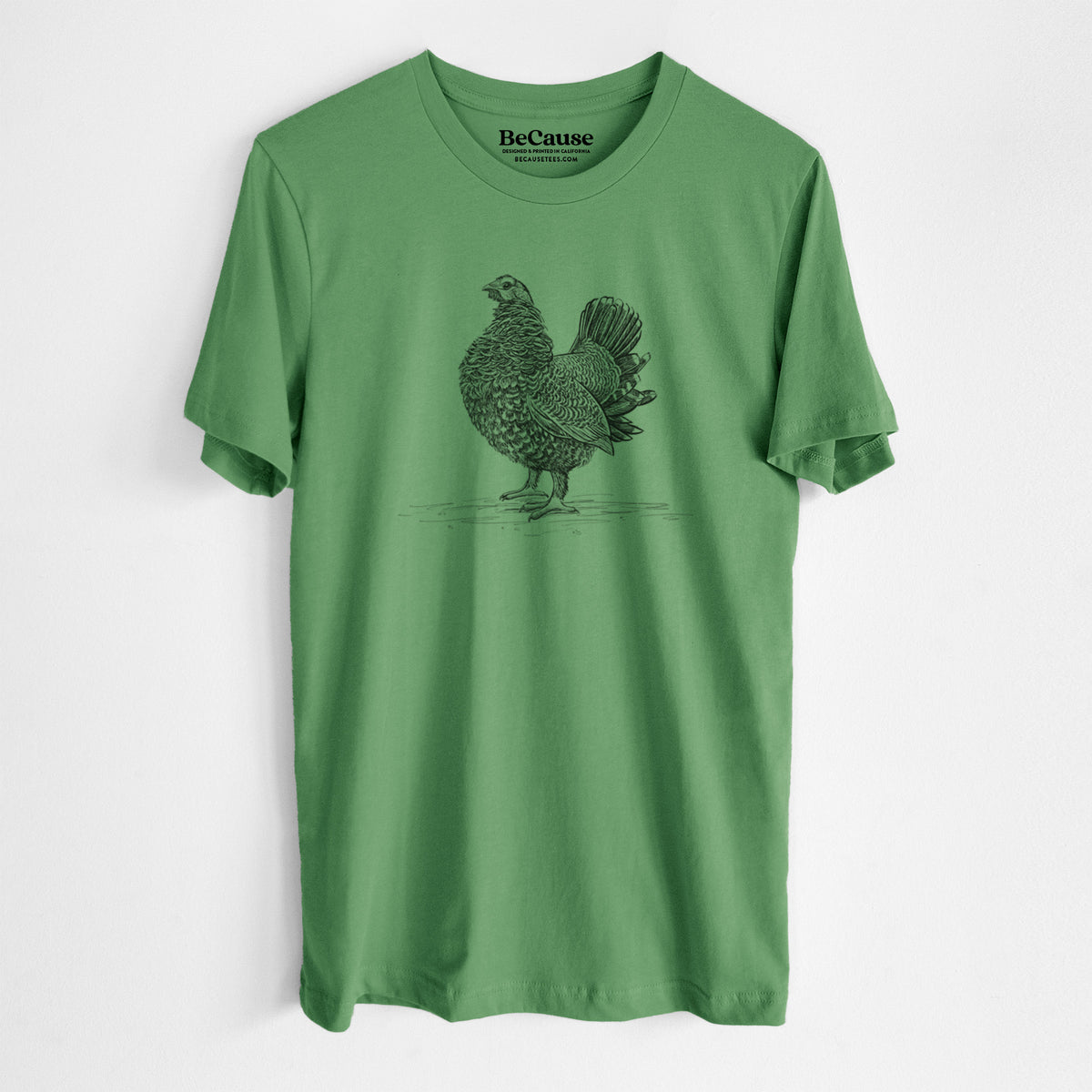 Male Spruce Grouse - Canachites canadensis - Lightweight 100% Cotton Unisex Crewneck