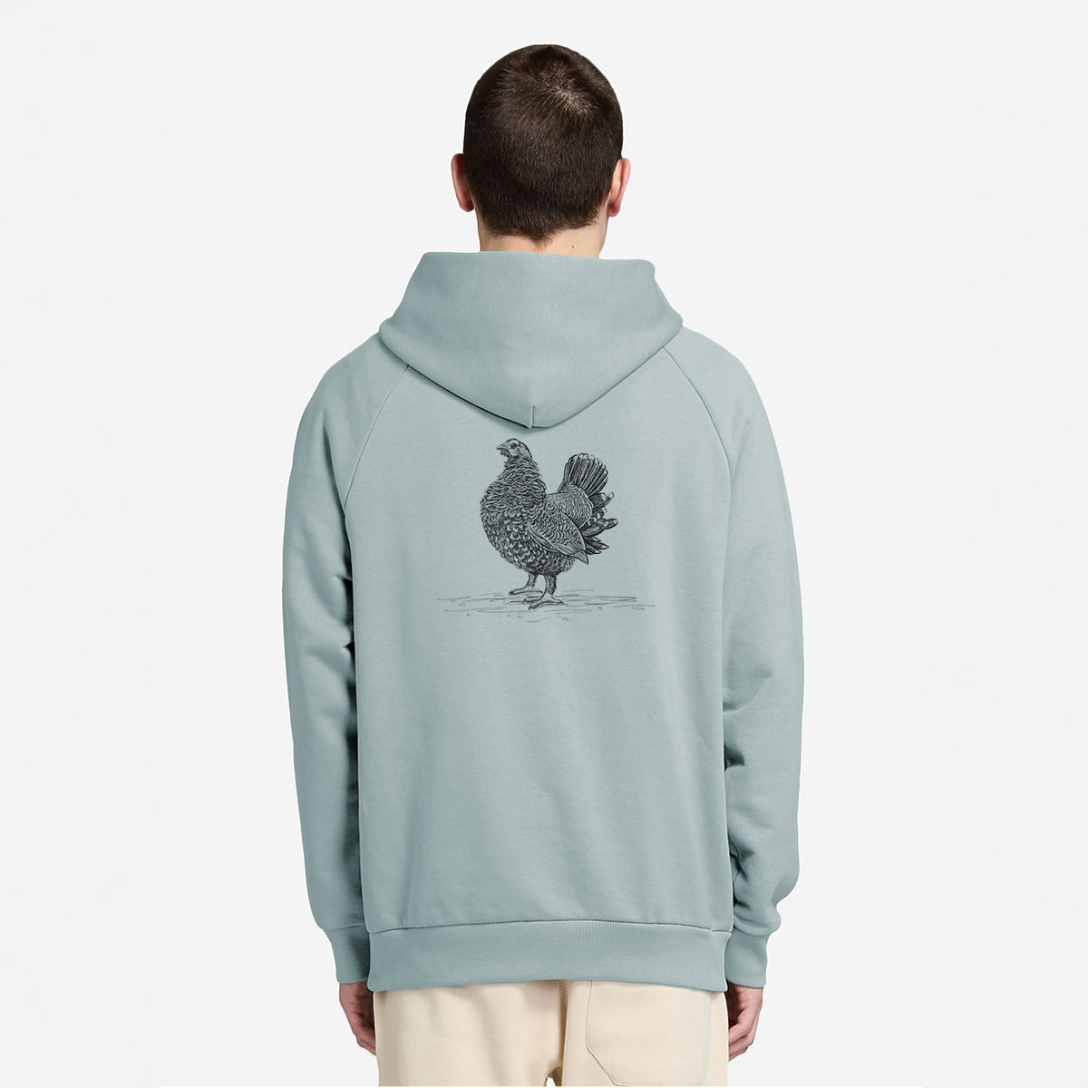 Male Spruce Grouse - Canachites canadensis - UltraLuxe Heavyweight French Terry Hoodie