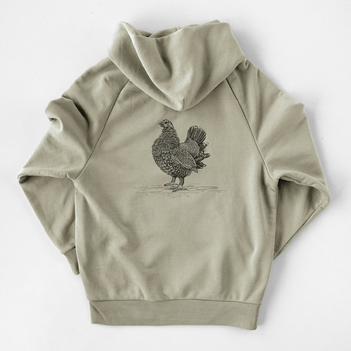 Male Spruce Grouse - Canachites canadensis - UltraLuxe Heavyweight French Terry Hoodie