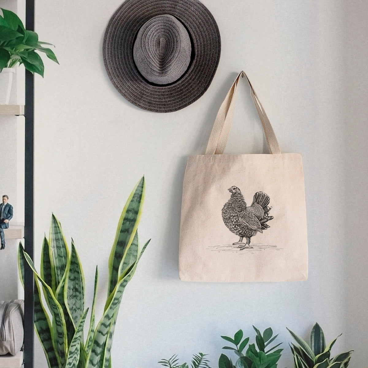 Male Spruce Grouse - Canachites canadensis - Tote Bag