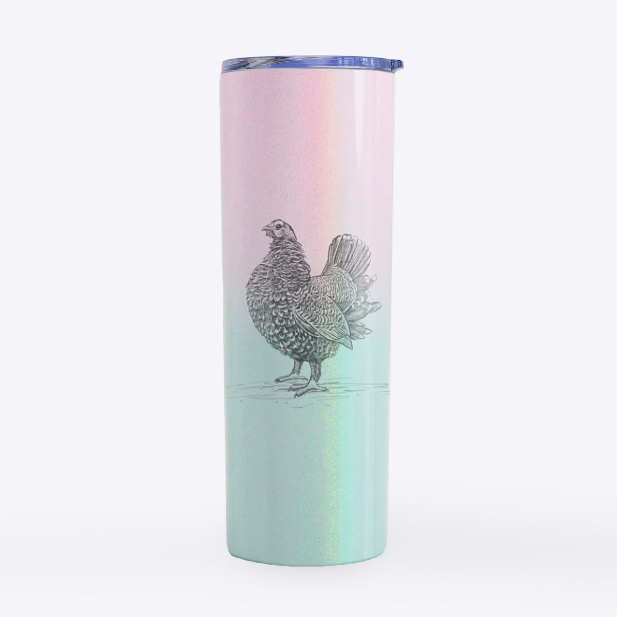 Male Spruce Grouse - Canachites canadensis - 20oz Skinny Tumbler
