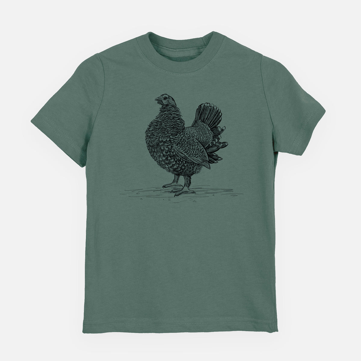 Male Spruce Grouse - Canachites canadensis - Youth Shirt