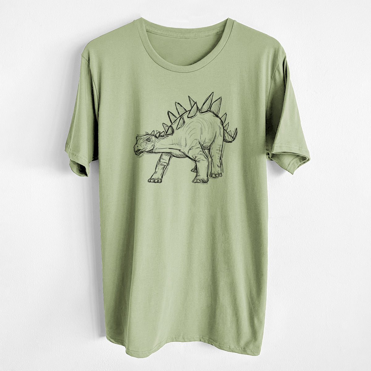 CLOSEOUT - Stegosaurus Stenops - Unisex Crewneck - Made in USA - 100% Organic Cotton