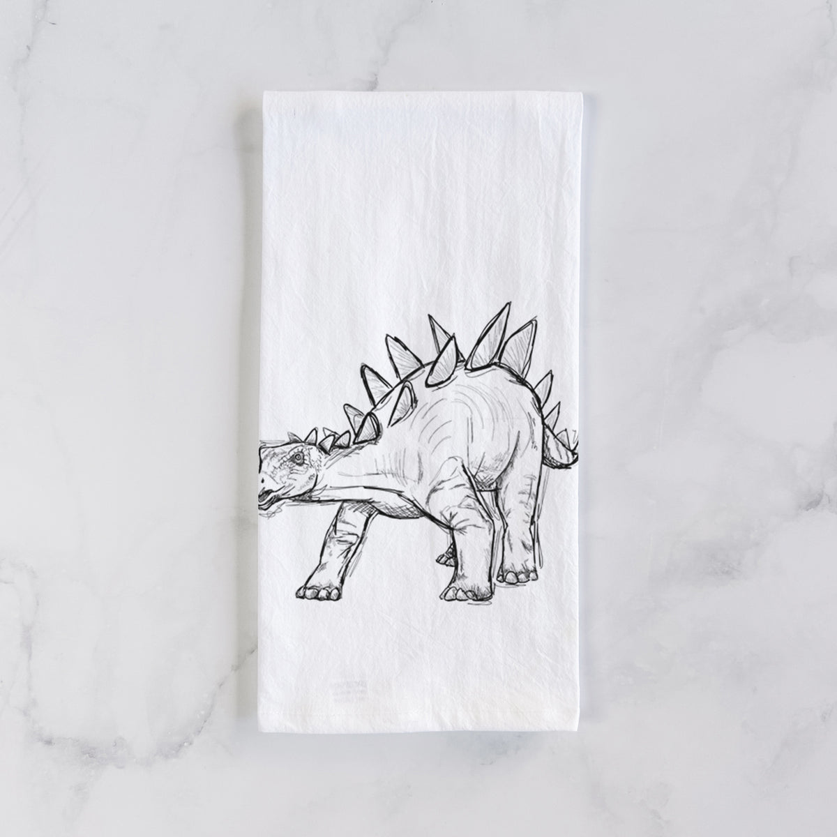 Stegosaurus Stenops Tea Towel
