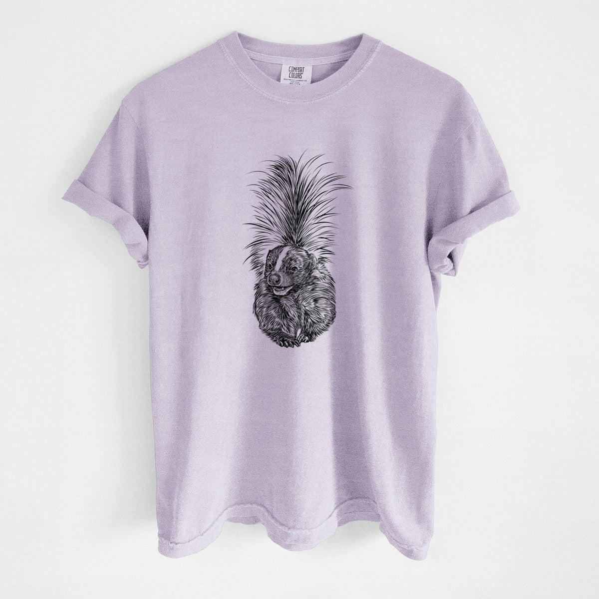 Striped Skunk - Mephitis mephitis - Unisex Comfort Colors Garment-Dyed Heavyweight T-shirt