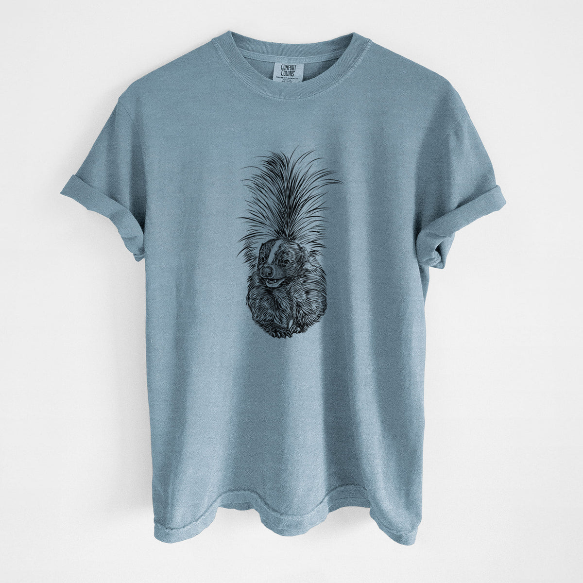 Striped Skunk - Mephitis mephitis - Unisex Comfort Colors Garment-Dyed Heavyweight T-shirt