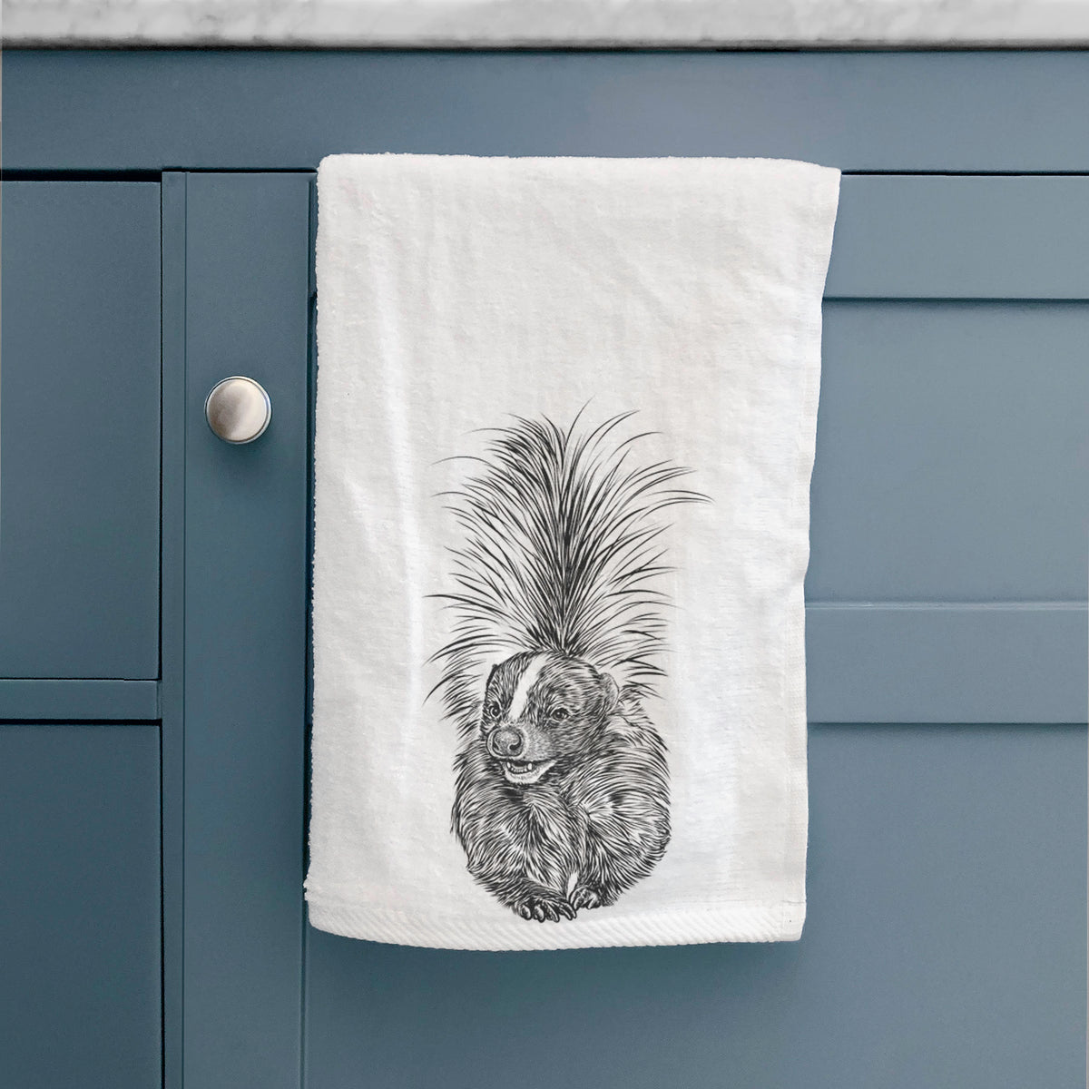 Striped Skunk - Mephitis mephitis Premium Decorative Hand Towel