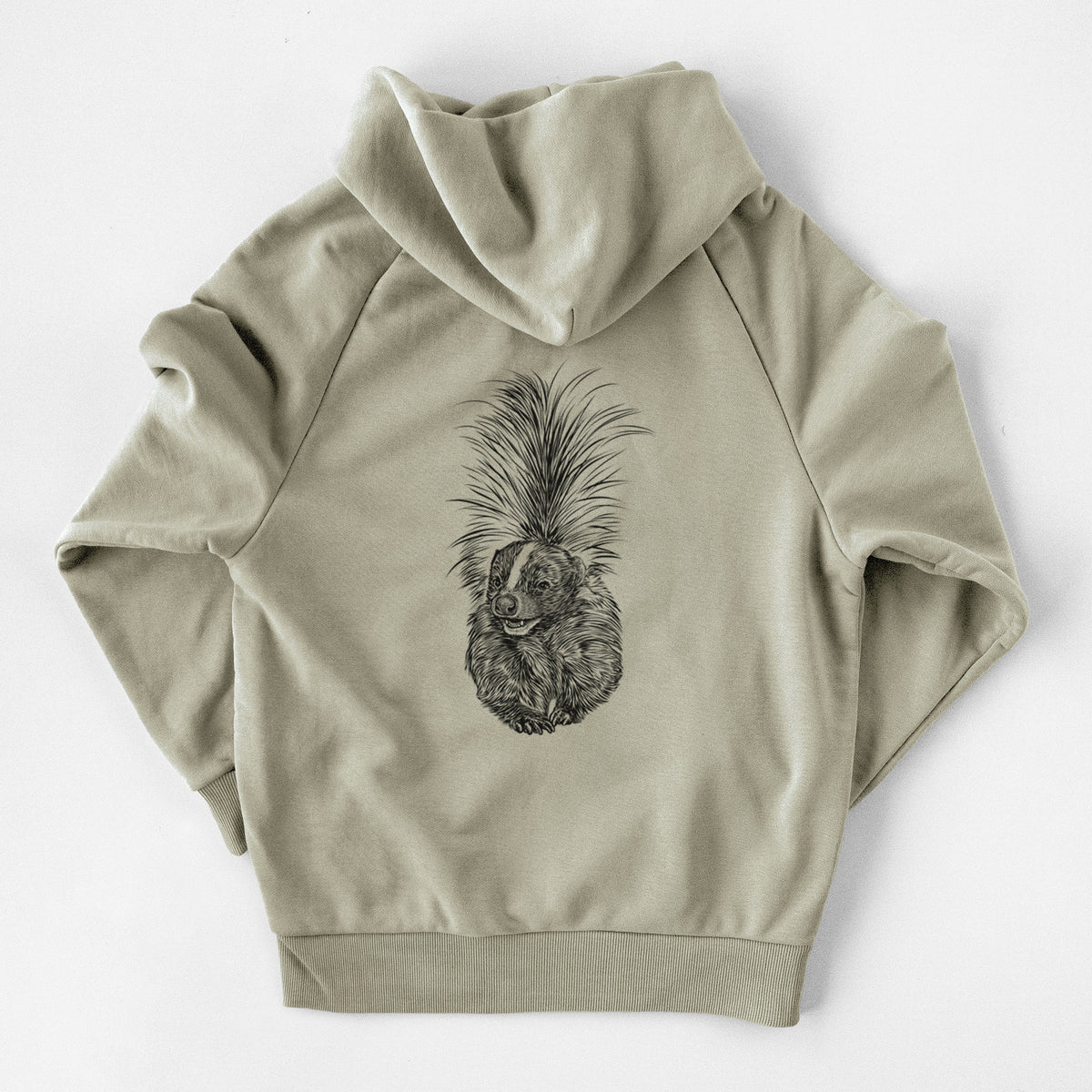 Striped Skunk - Mephitis mephitis - UltraLuxe Heavyweight French Terry Hoodie
