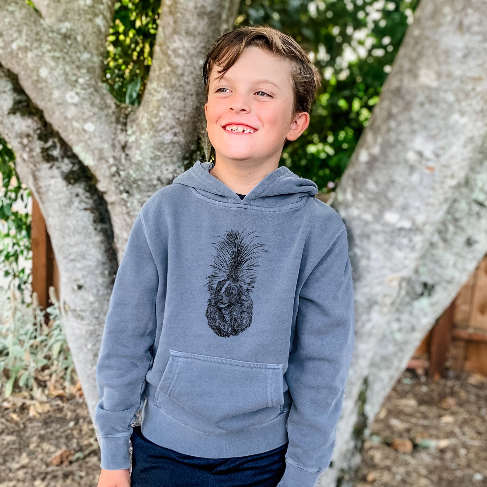 Sea Green Because Tees Youth Hoodie