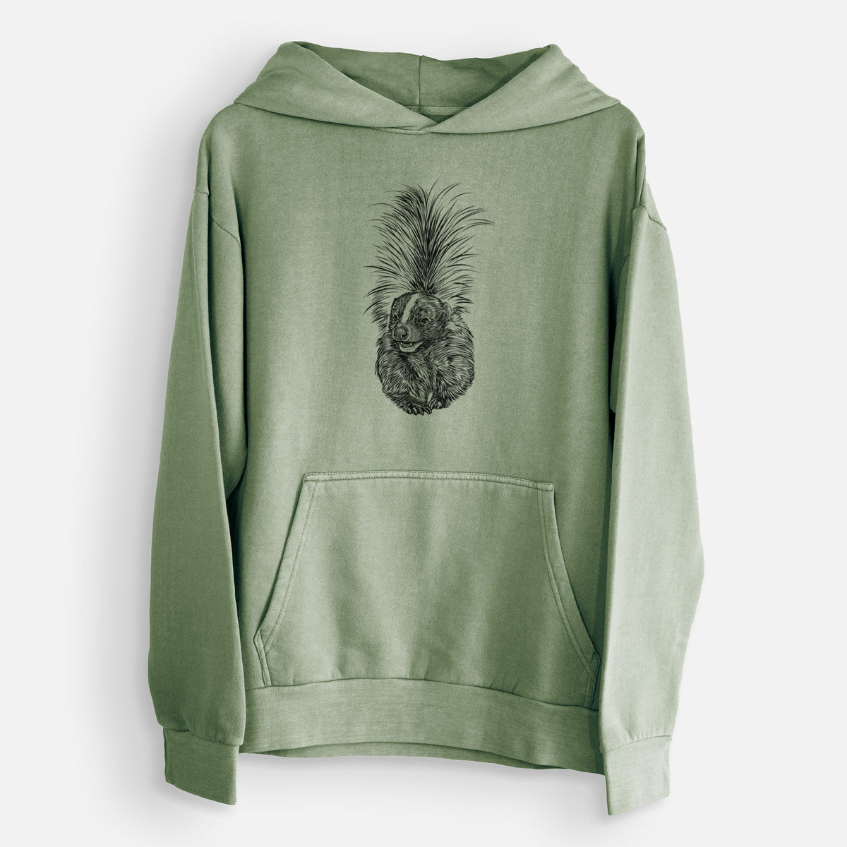 Striped Skunk - Mephitis mephitis  - Urban Heavyweight Hoodie