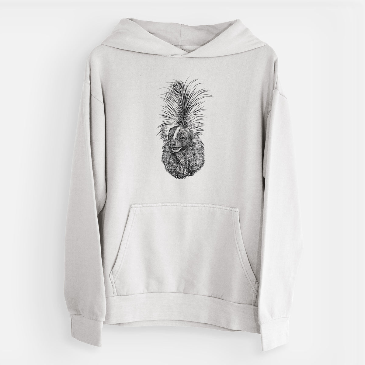 Striped Skunk - Mephitis mephitis  - Urban Heavyweight Hoodie