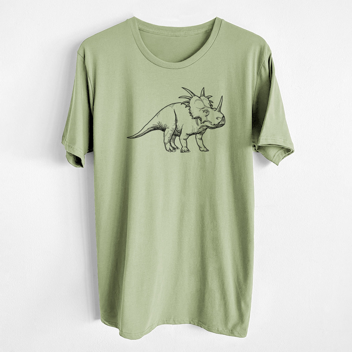 CLOSEOUT - Styracosaurus Albertensis - Unisex Crewneck - Made in USA - 100% Organic Cotton