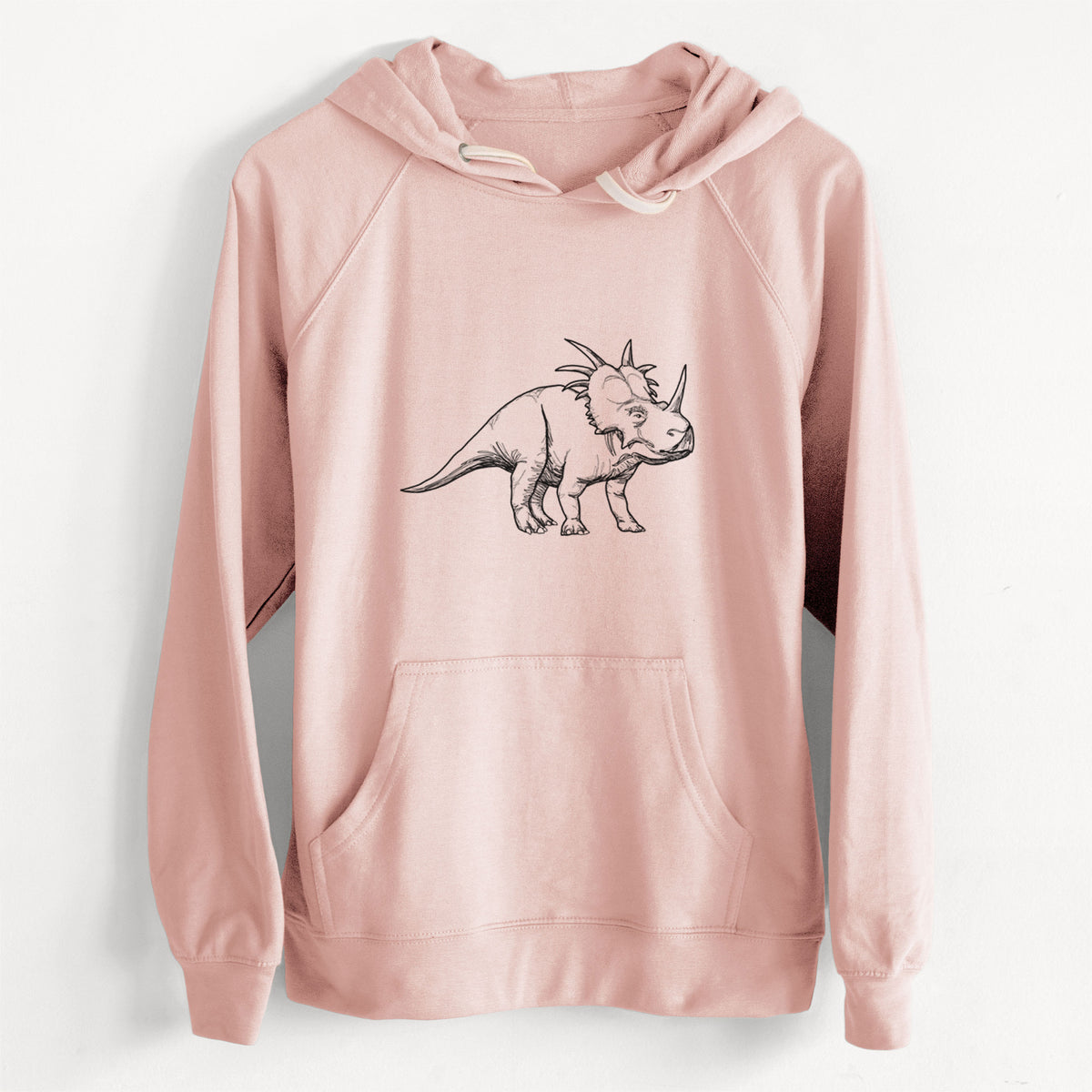 CLEARANCE - Styracosaurus Albertensis  - Unisex Slim Fit Loopback Terry Hoodie