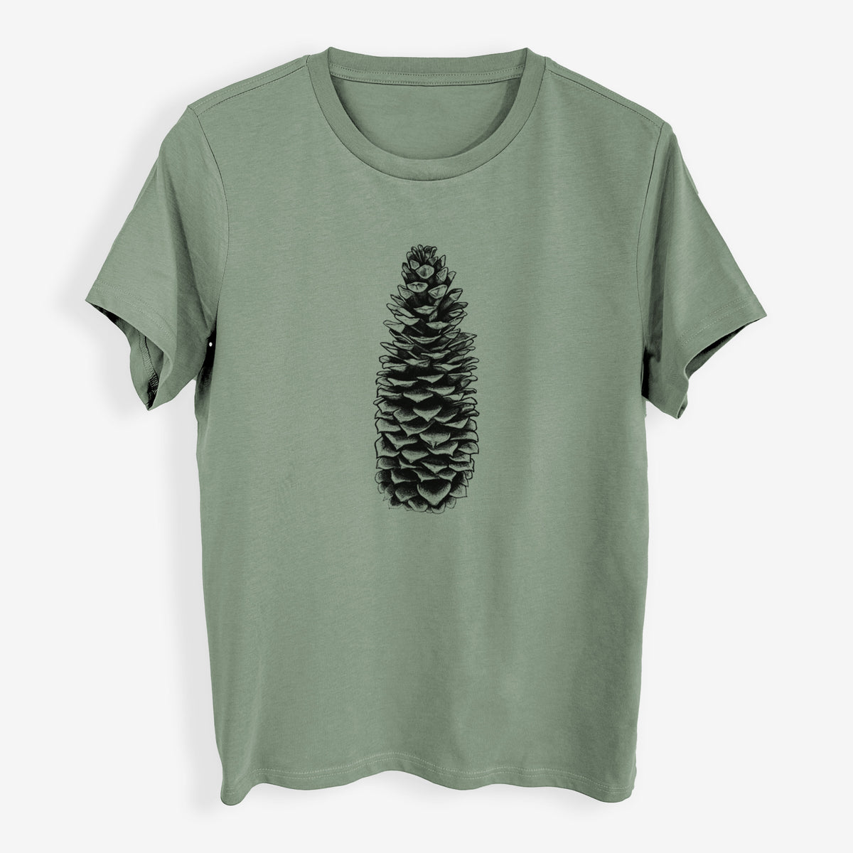 Sugar Pine Cone - Pinus lambertiana - Womens Everyday Maple Tee