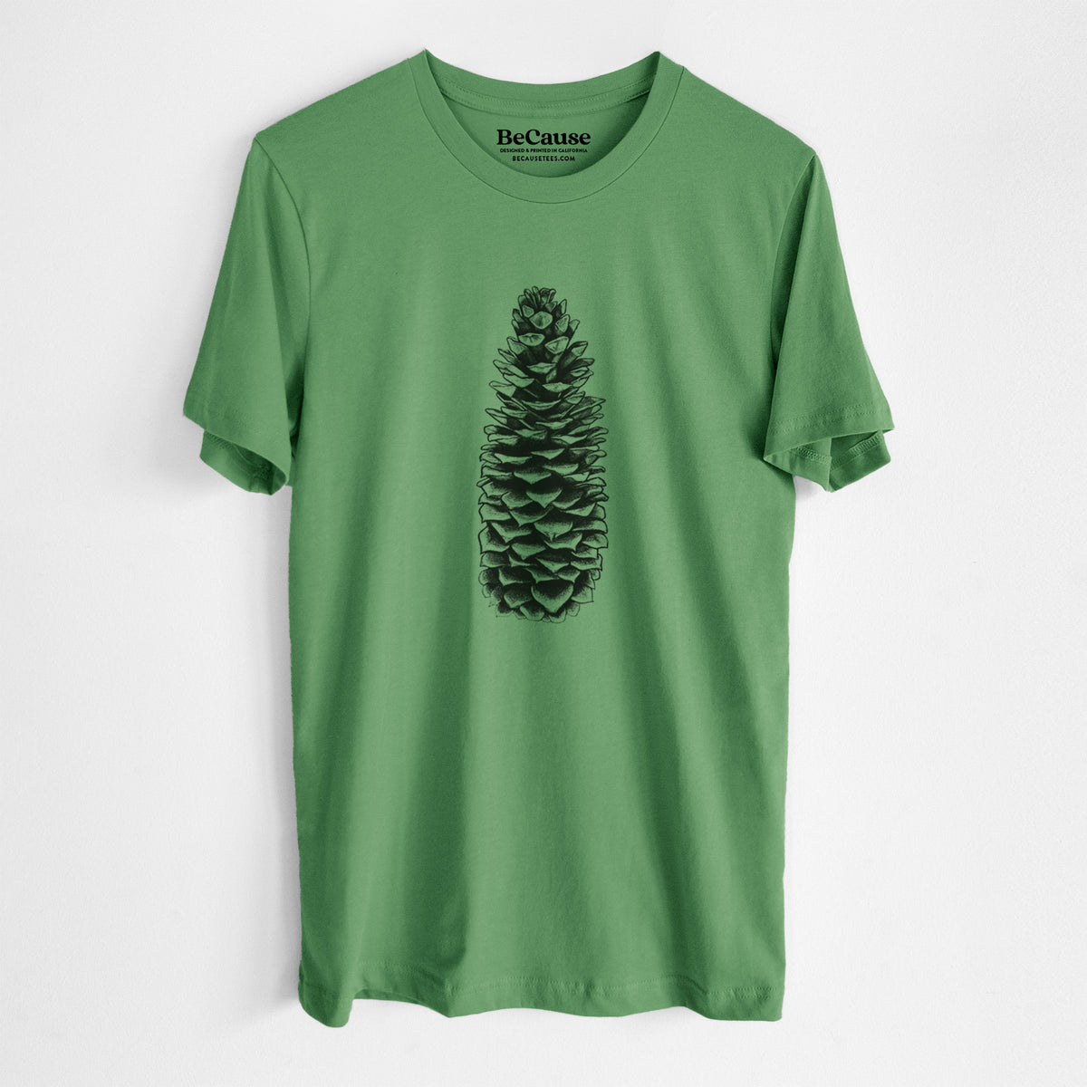 Sugar Pine Cone - Pinus lambertiana - Lightweight 100% Cotton Unisex Crewneck