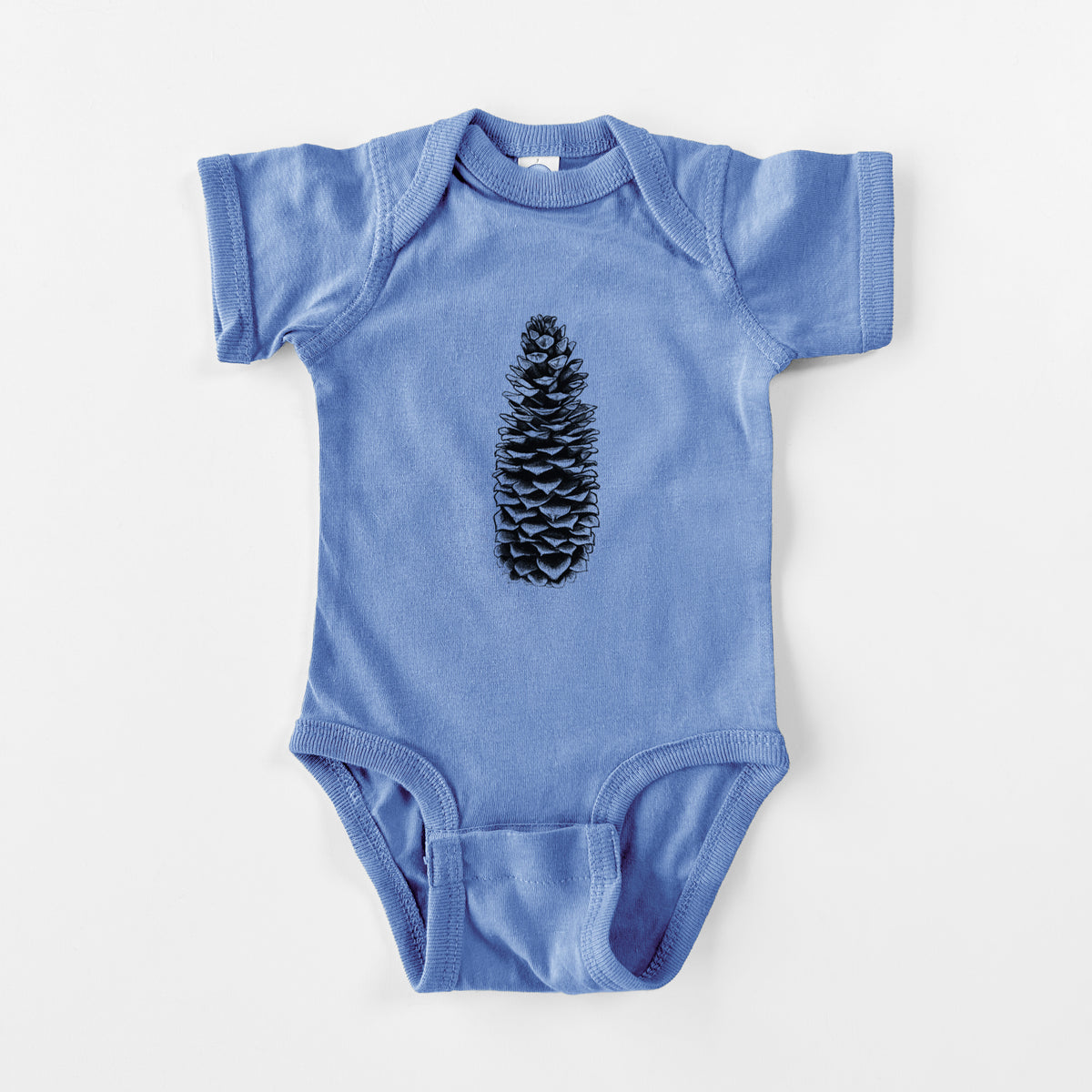Sugar Pine Cone - Pinus lambertiana - Baby Fine Jersey Bodysuit