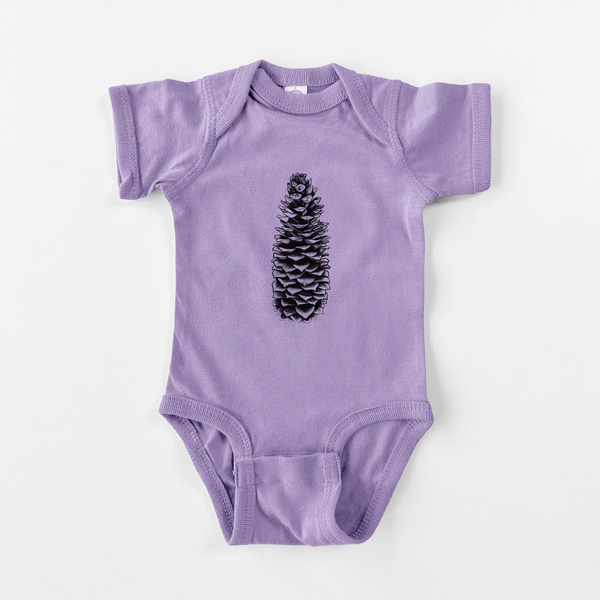 Sugar Pine Cone - Pinus lambertiana - Baby Fine Jersey Bodysuit
