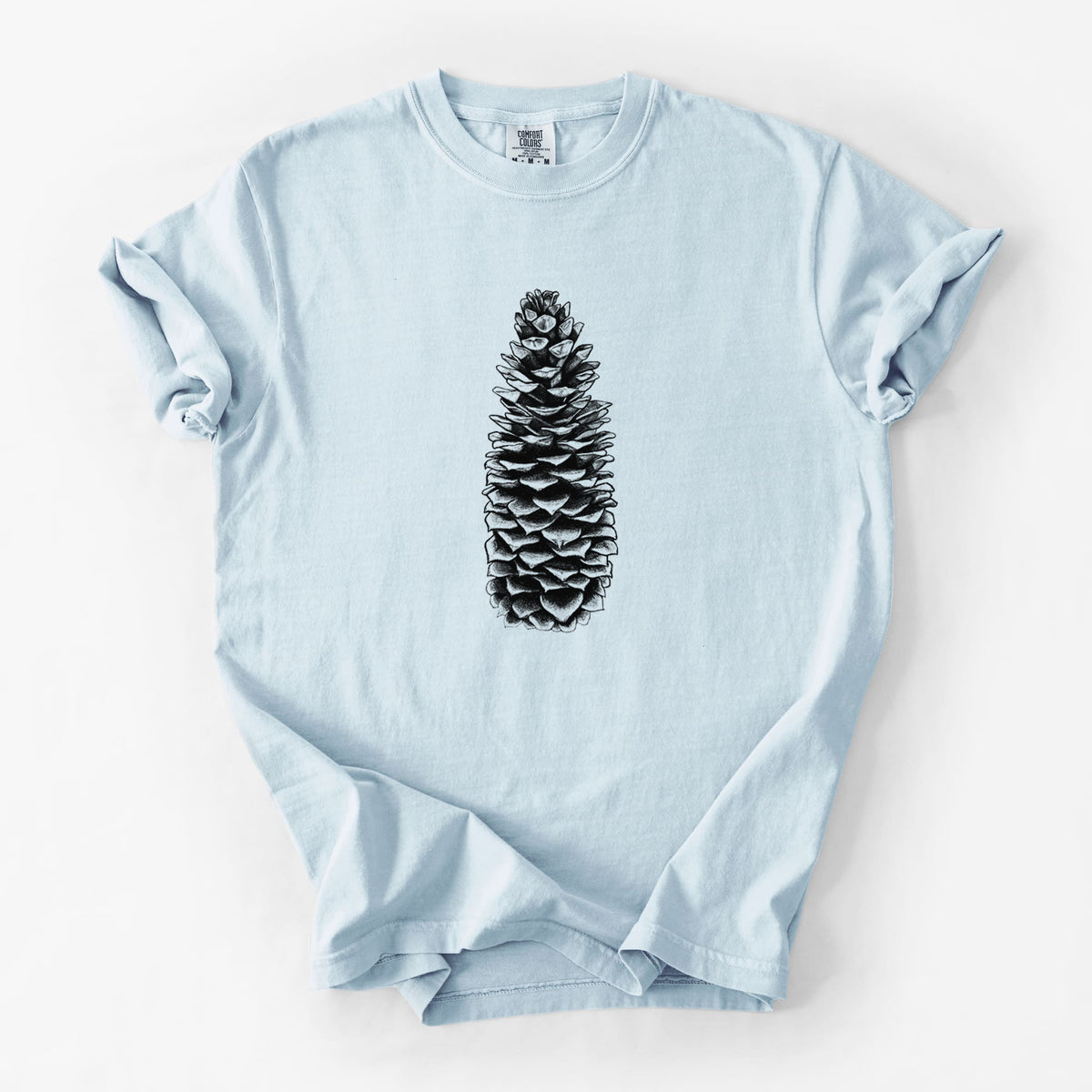 Sugar Pine Cone - Pinus lambertiana - Unisex Comfort Colors Garment-Dyed Heavyweight T-shirt
