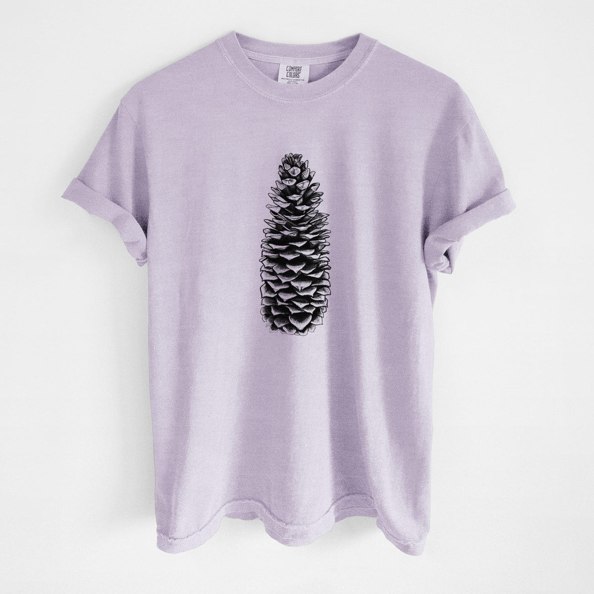Sugar Pine Cone - Pinus lambertiana - Unisex Comfort Colors Garment-Dyed Heavyweight T-shirt