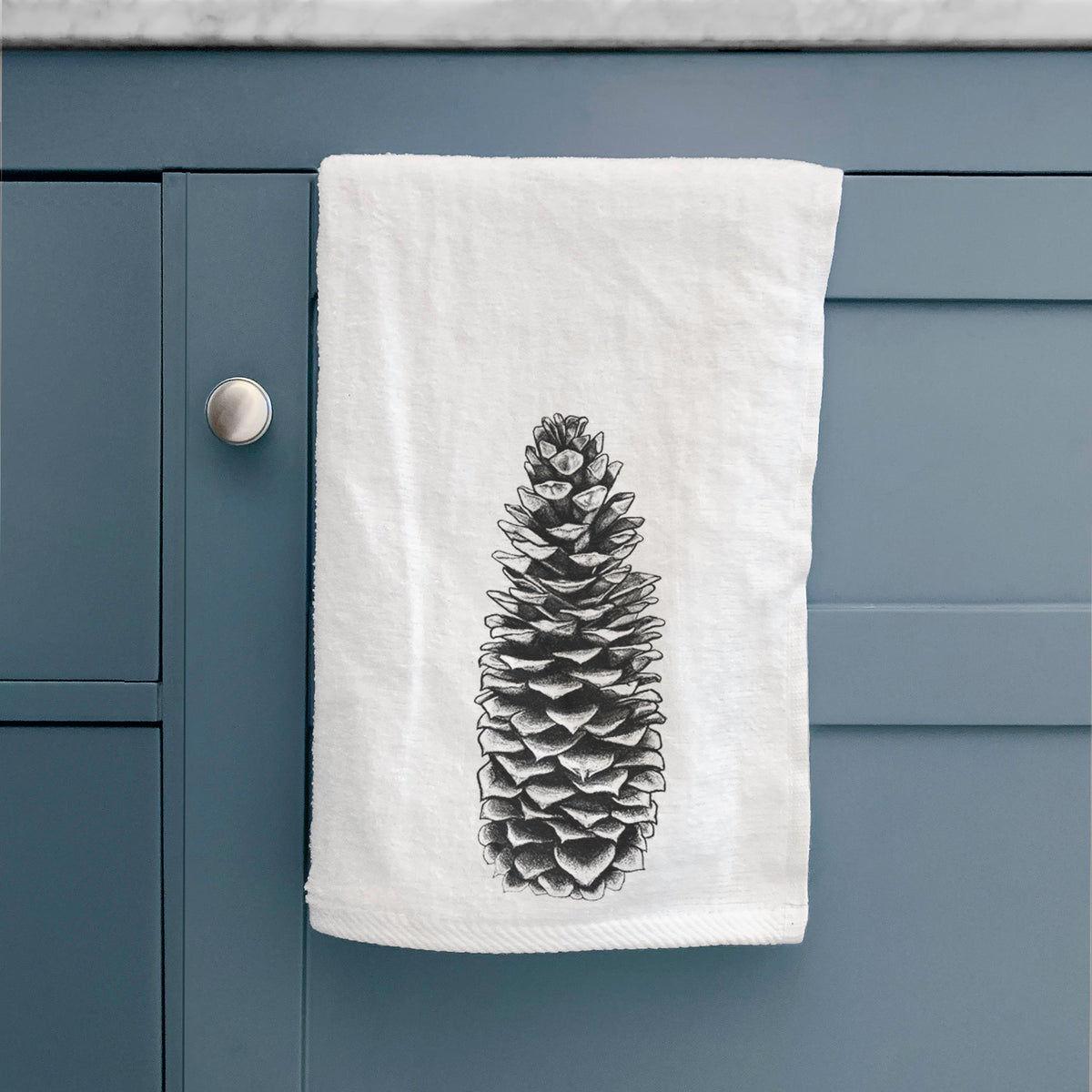 Sugar Pine Cone - Pinus lambertiana Premium Decorative Hand Towel