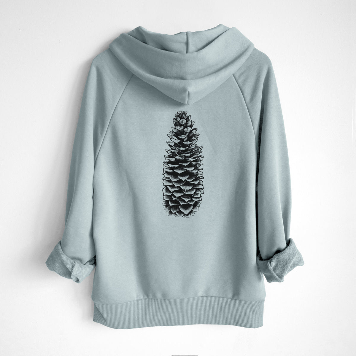 Sugar Pine Cone - Pinus lambertiana - UltraLuxe Heavyweight French Terry Hoodie