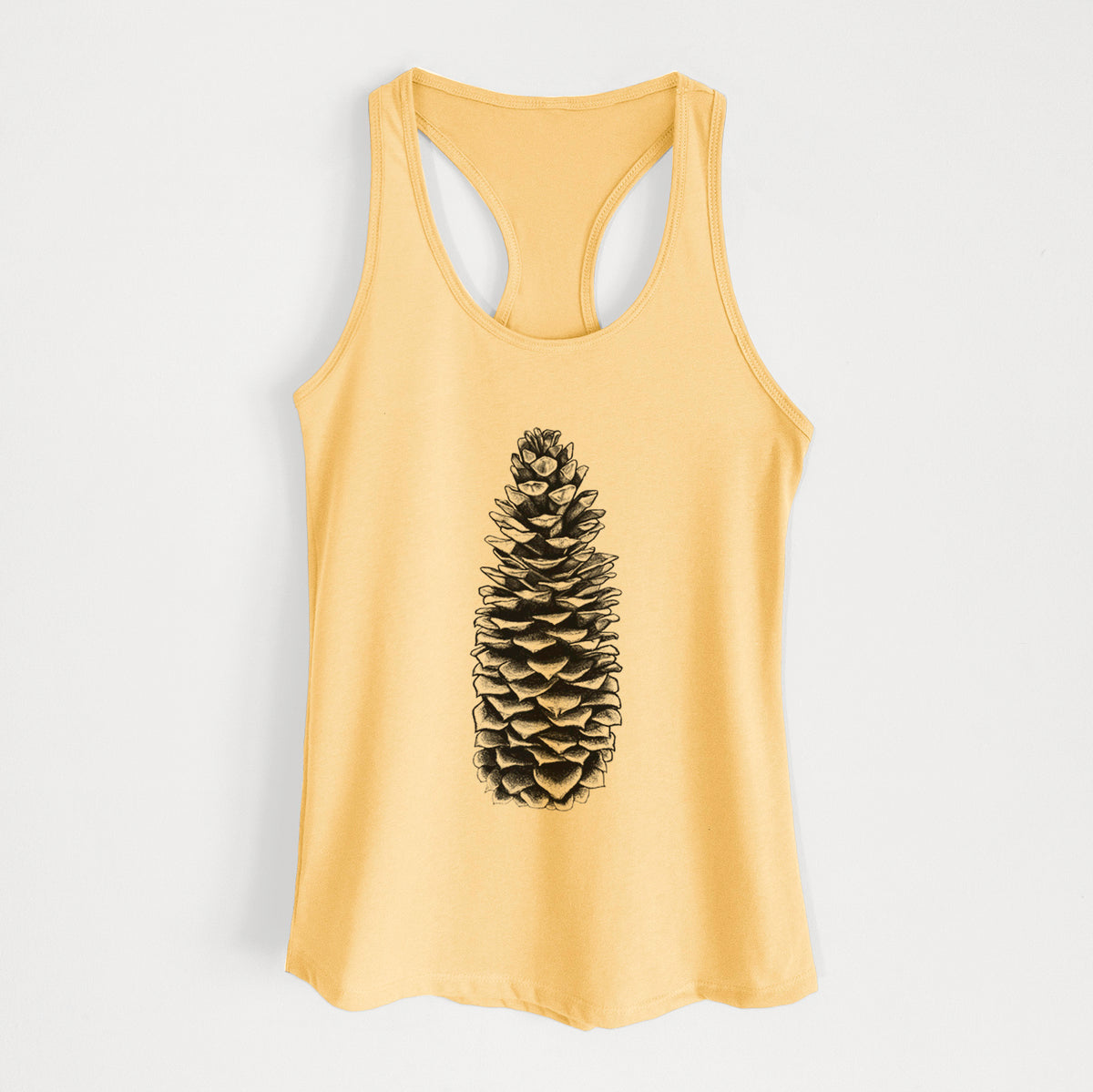 Sugar Pine Cone - Pinus lambertiana - Women&#39;s Racerback Tanktop