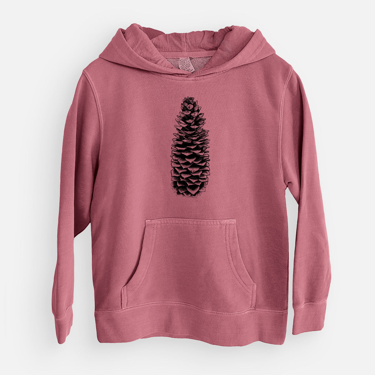 Sugar Pine Cone - Pinus lambertiana - Youth Pigment Dyed Hoodie