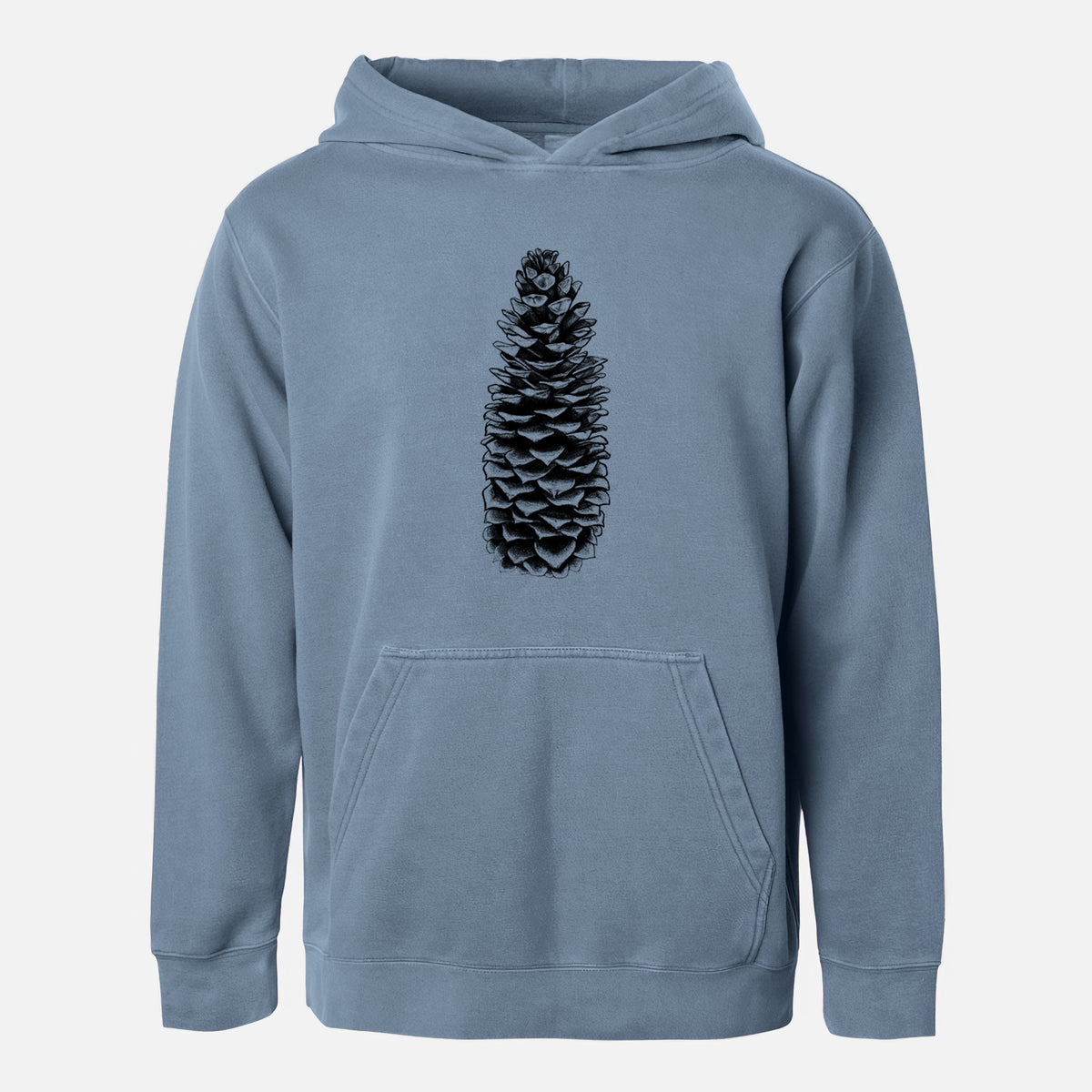 Sugar Pine Cone - Pinus lambertiana - Youth Pigment Dyed Hoodie