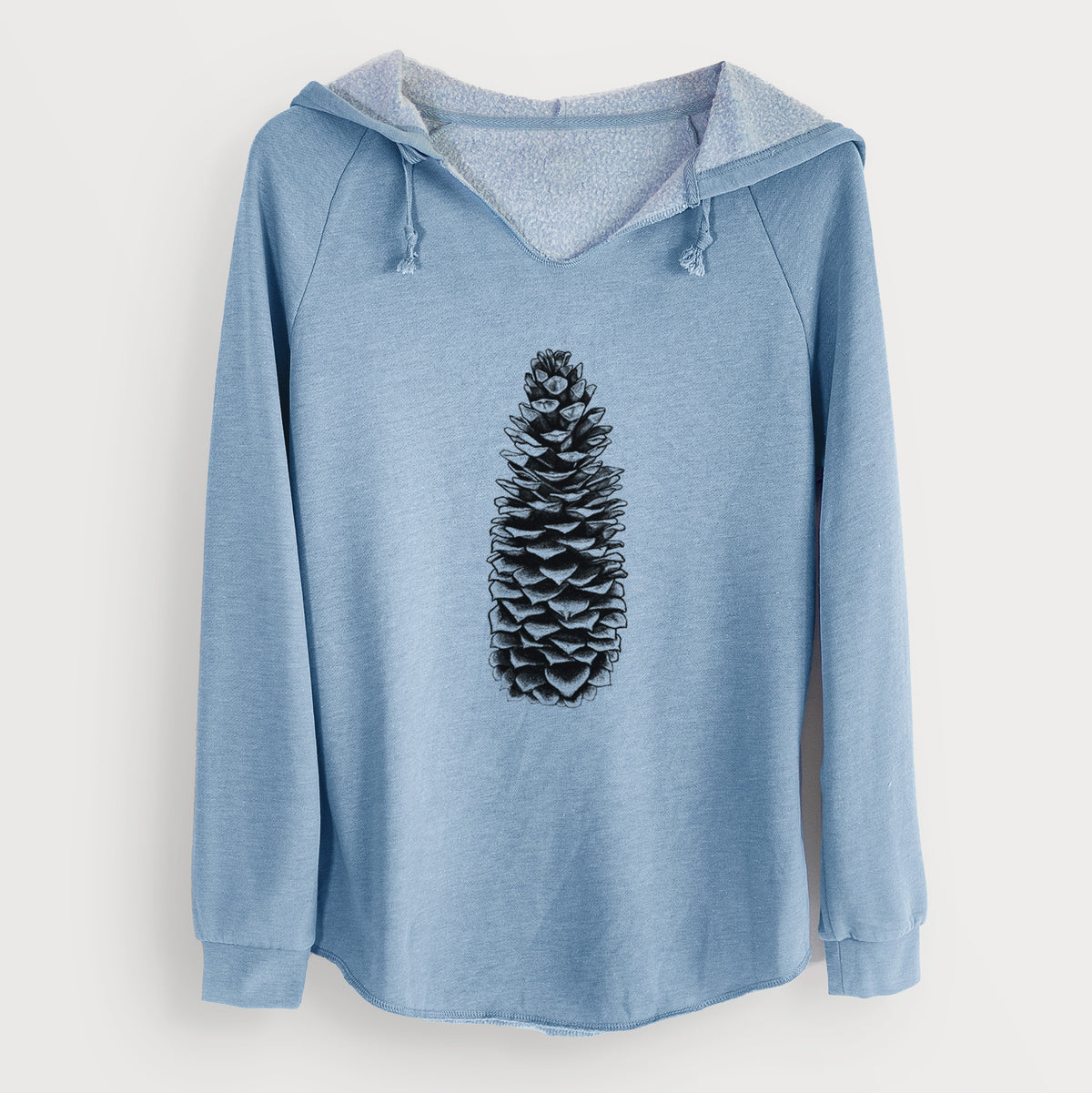 Sugar Pine Cone - Pinus lambertiana - Cali Wave Hooded Sweatshirt