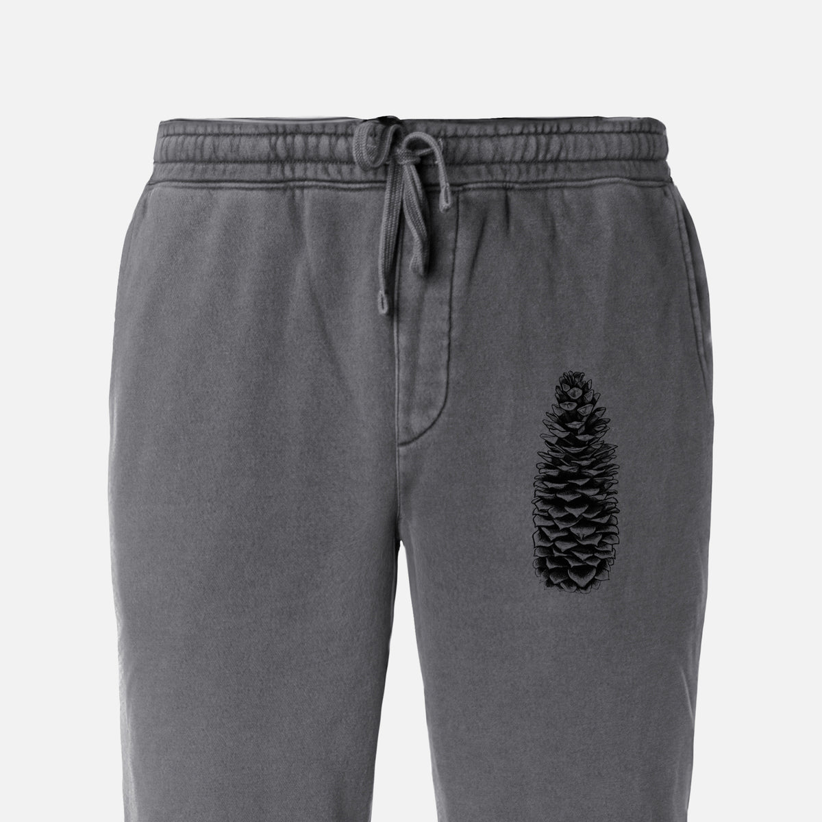 Sugar Pine Cone - Pinus lambertiana - Unisex Pigment Dyed Sweatpants