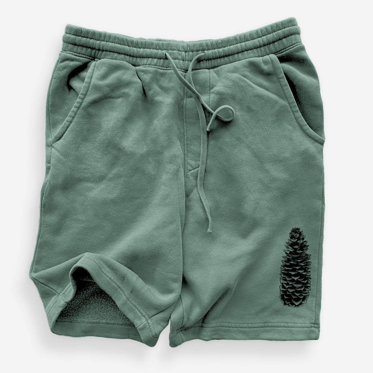 Sugar Pine Cone - Pinus lambertiana - Unisex Pigment Dyed Shorts