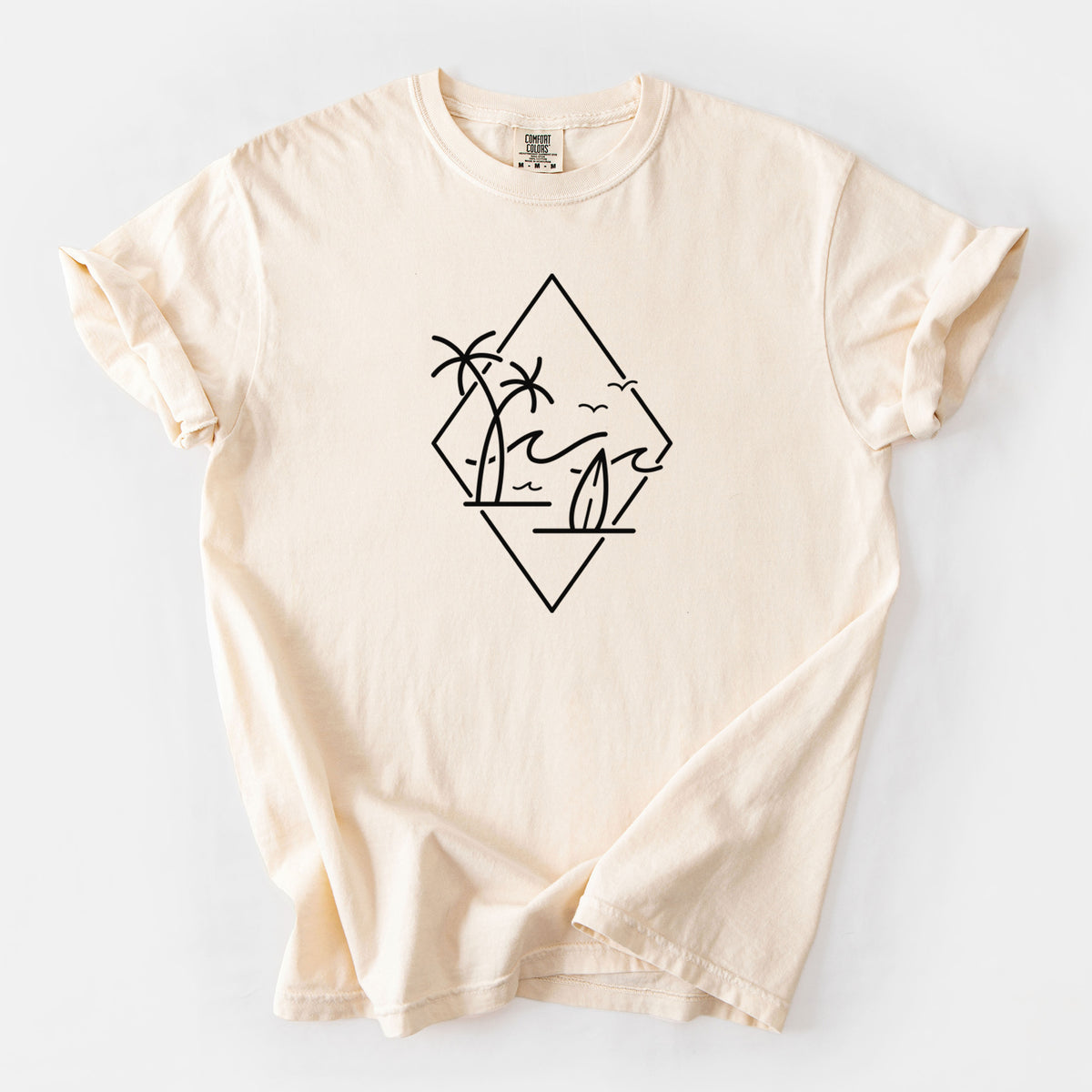 Summer Surf Diamond - Unisex Comfort Colors Garment-Dyed Heavyweight T-shirt
