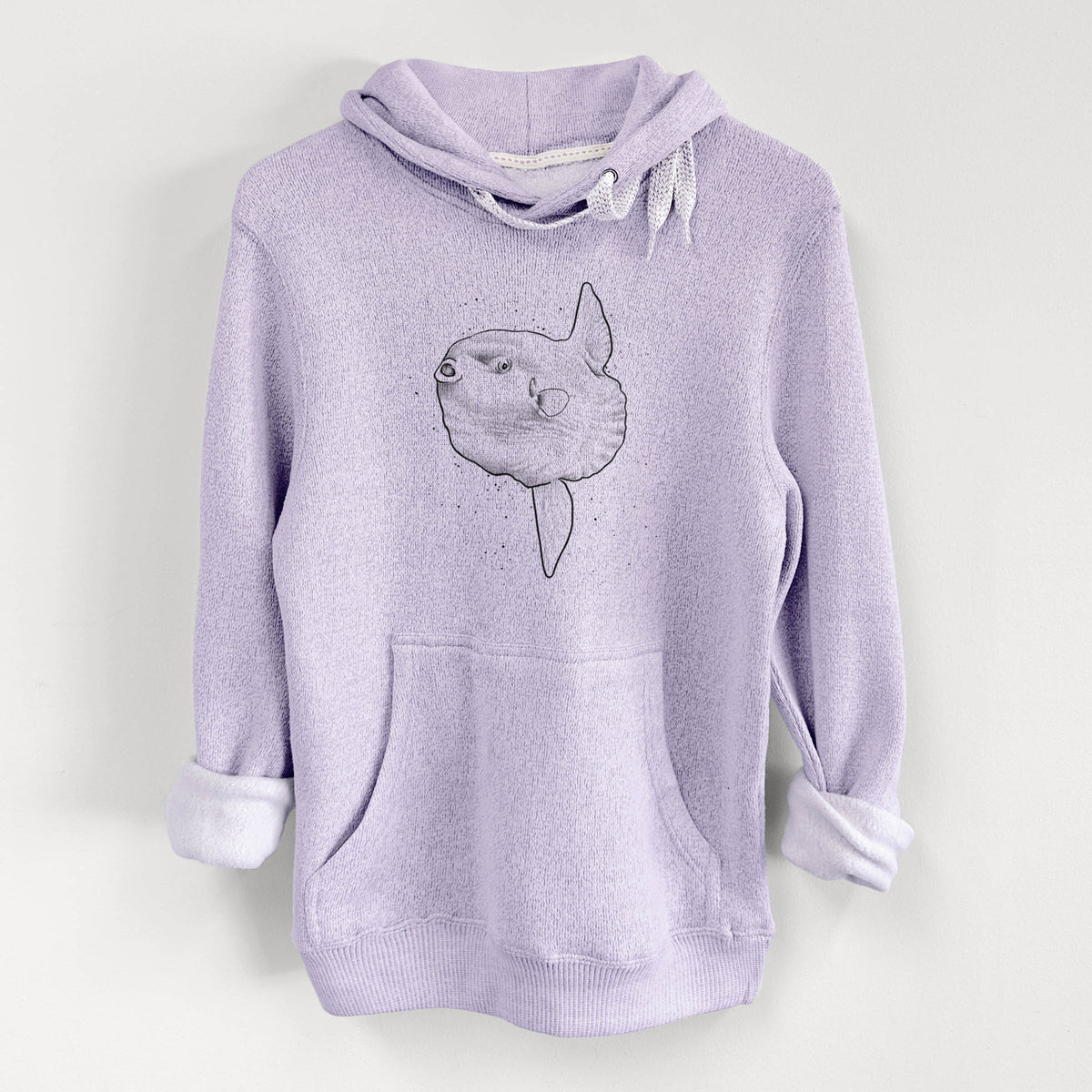 Ocean Sunfish - Mola mola - Knit Hoodie