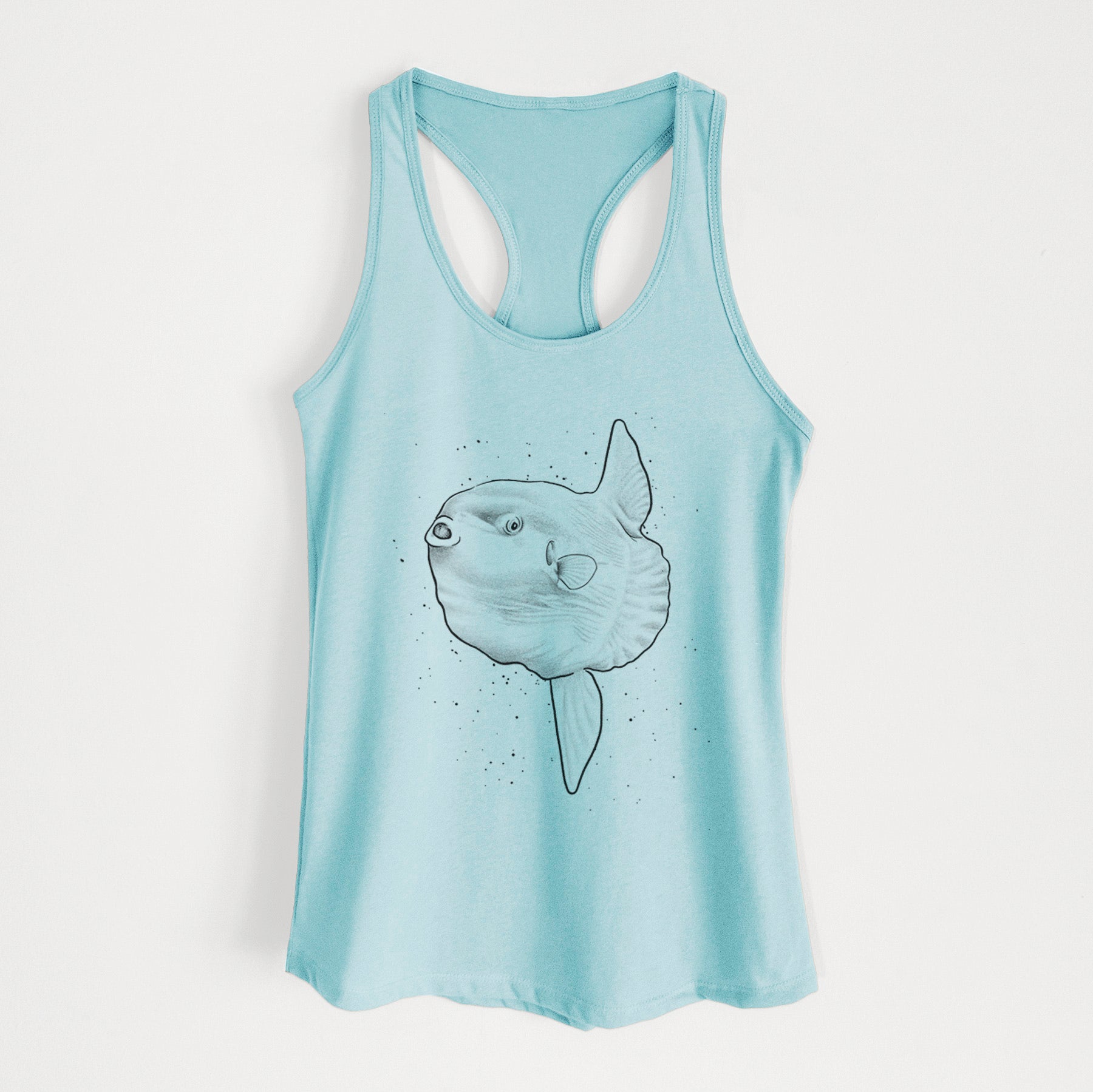 Ocean Sunfish - Mola mola - Women's Racerback Tanktop