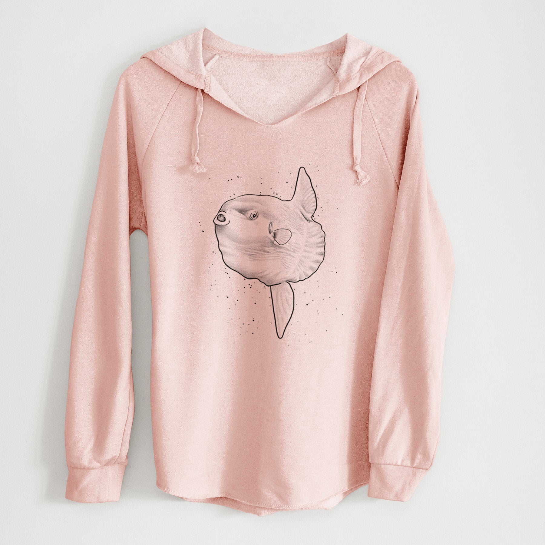 Ocean Sunfish - Mola mola - Cali Wave Hooded Sweatshirt