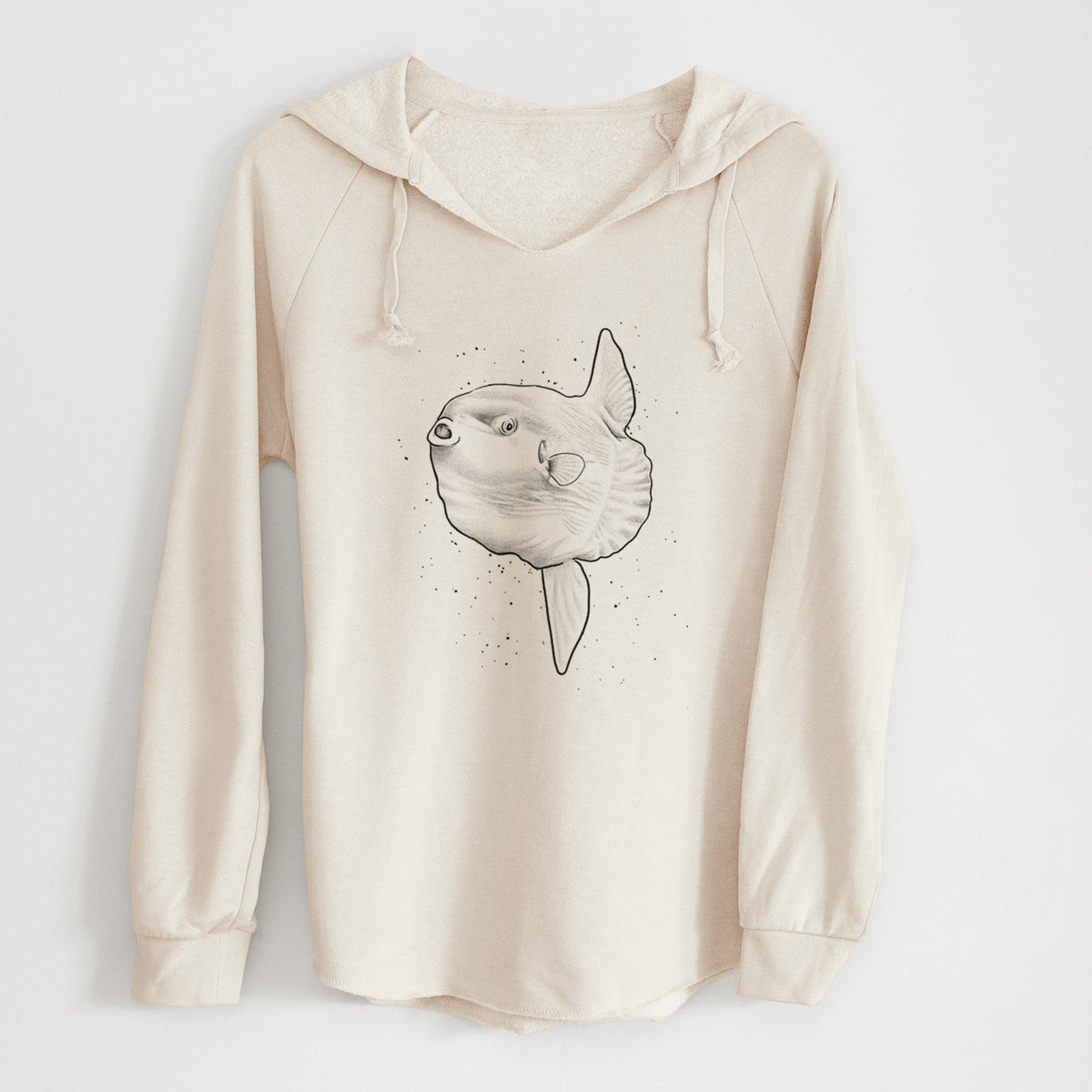 Ocean Sunfish - Mola mola - Cali Wave Hooded Sweatshirt