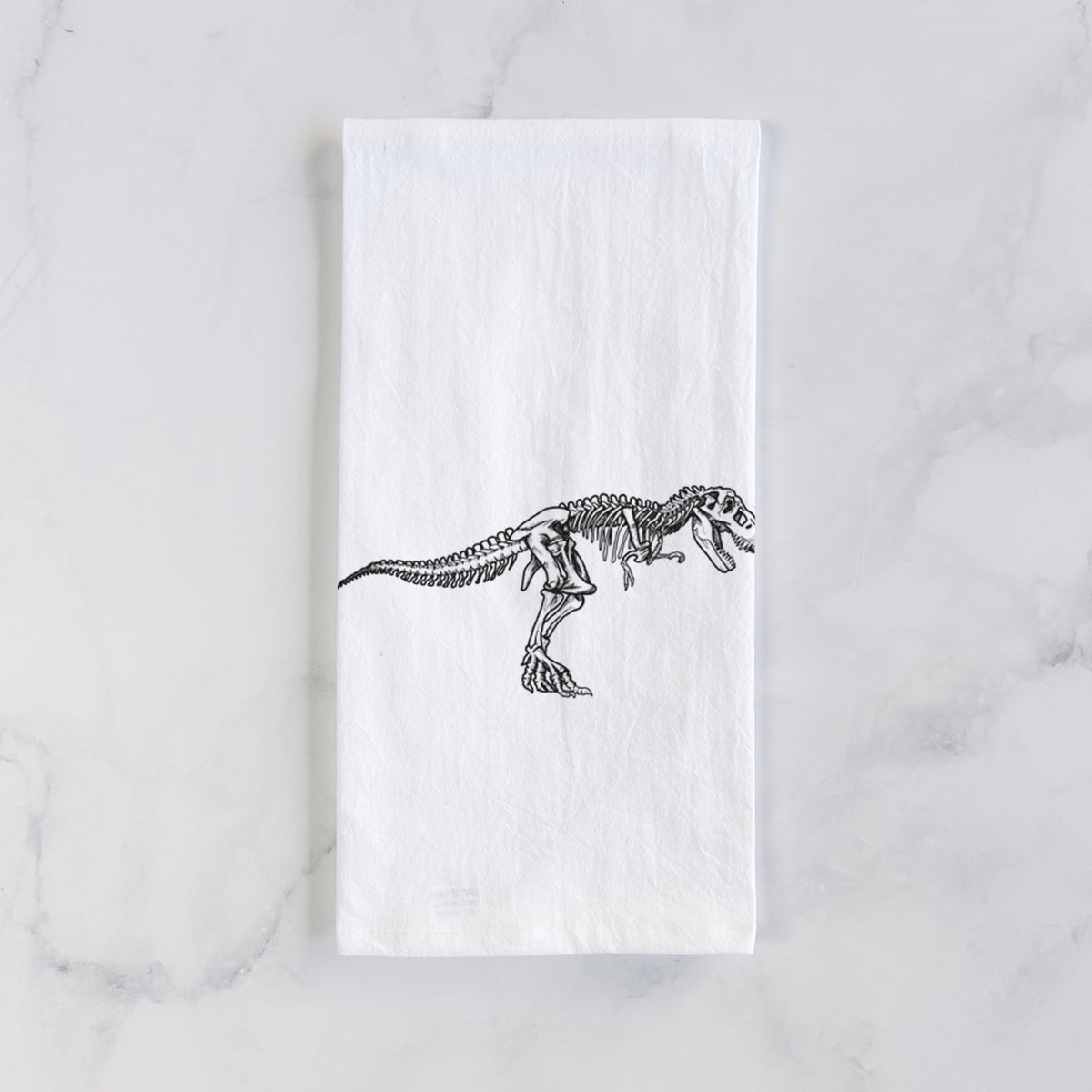 Tyrannosaurus Rex Skeleton Tea Towel