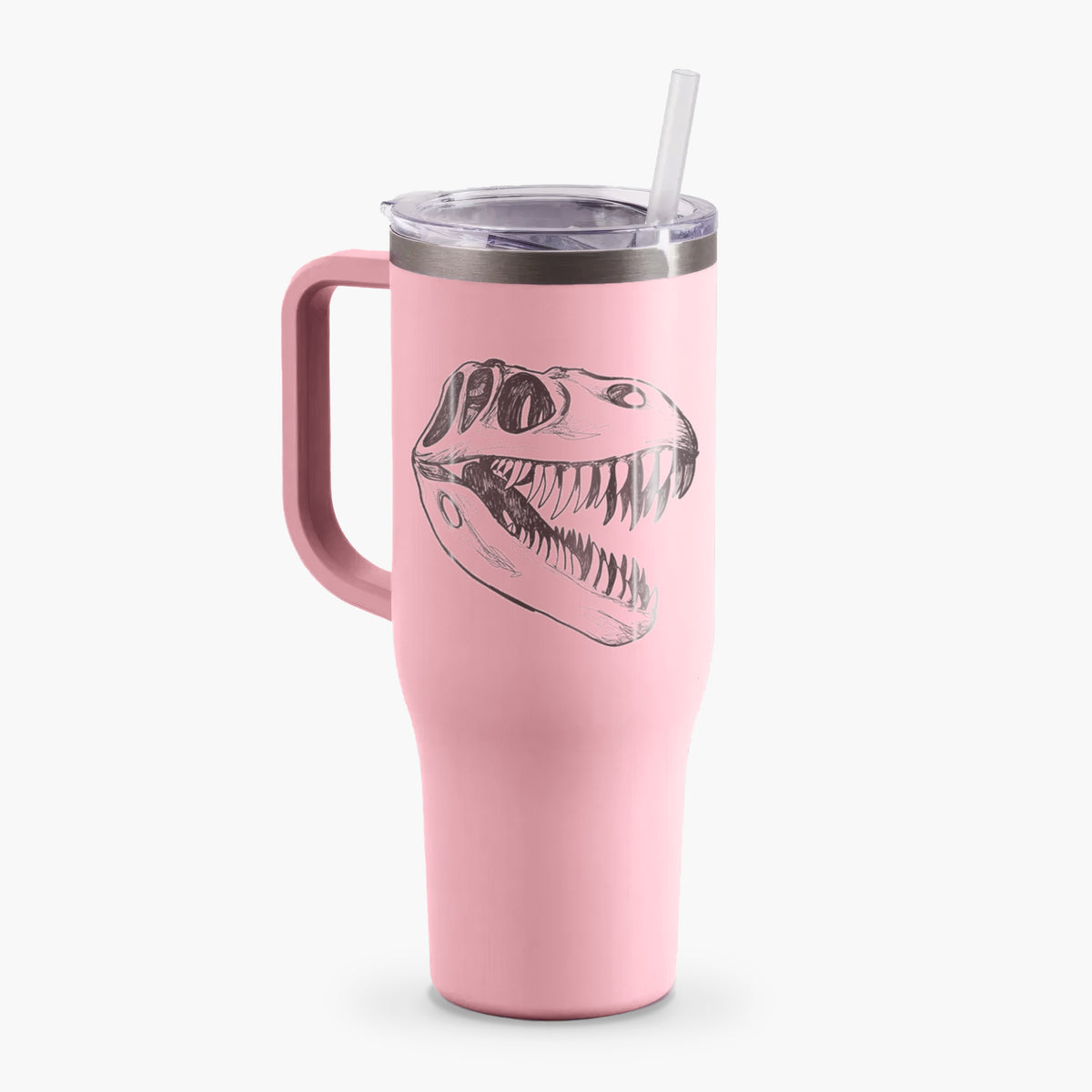 Tyrannosaurus Rex Skull - 40oz Tumbler with Handle