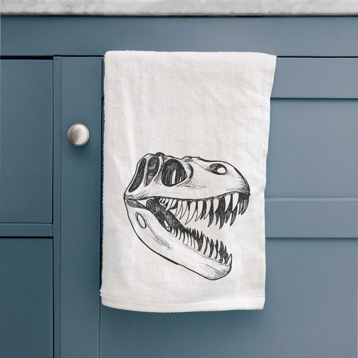 Tyrannosaurus Rex Skull Premium Decorative Hand Towel