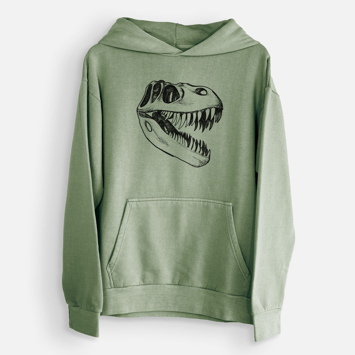 Tyrannosaurus Rex Skull  - Urban Heavyweight Hoodie