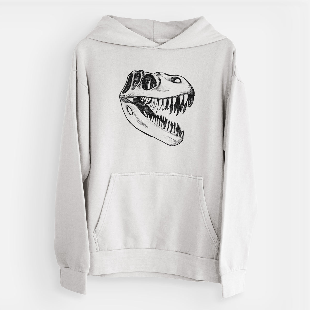 Tyrannosaurus Rex Skull  - Urban Heavyweight Hoodie